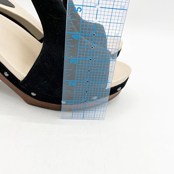 Jambu Sandals Suede Sheila Block High Heel Shoe - Picture 8 of 12